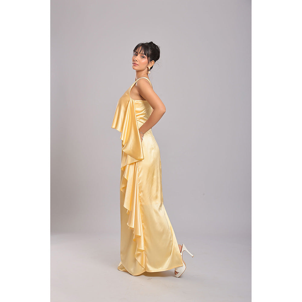Ellemora Cream Elegance Maxi Dress