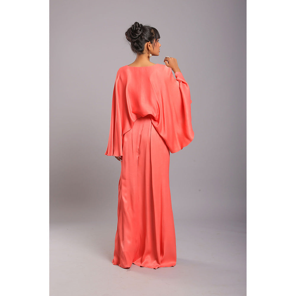 Ellemora Coral Breeze Skirt with Cape Sleeve Top (Set of 2)