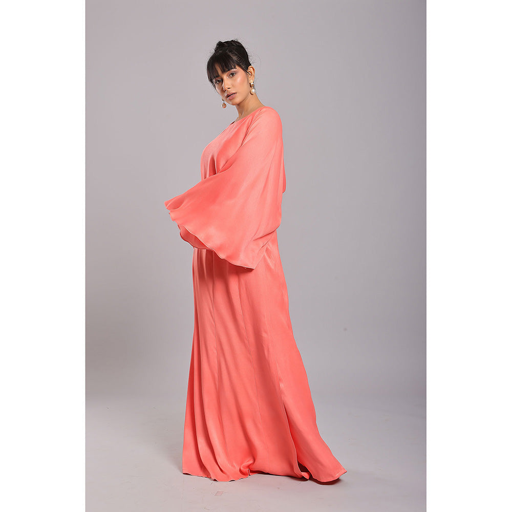 Ellemora Coral Breeze Skirt with Cape Sleeve Top (Set of 2)