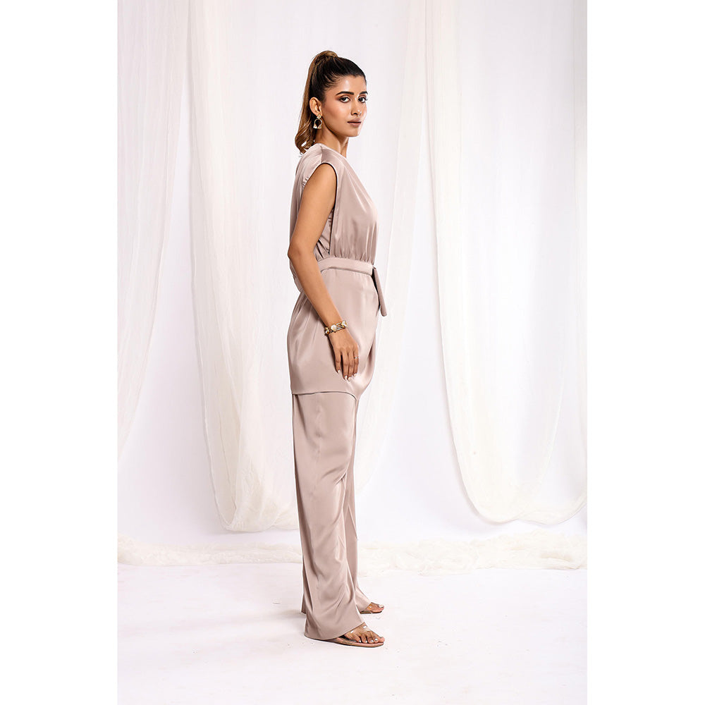 Ellemora Nude Elegant Bow Delight Co-Ord (Set of 3)