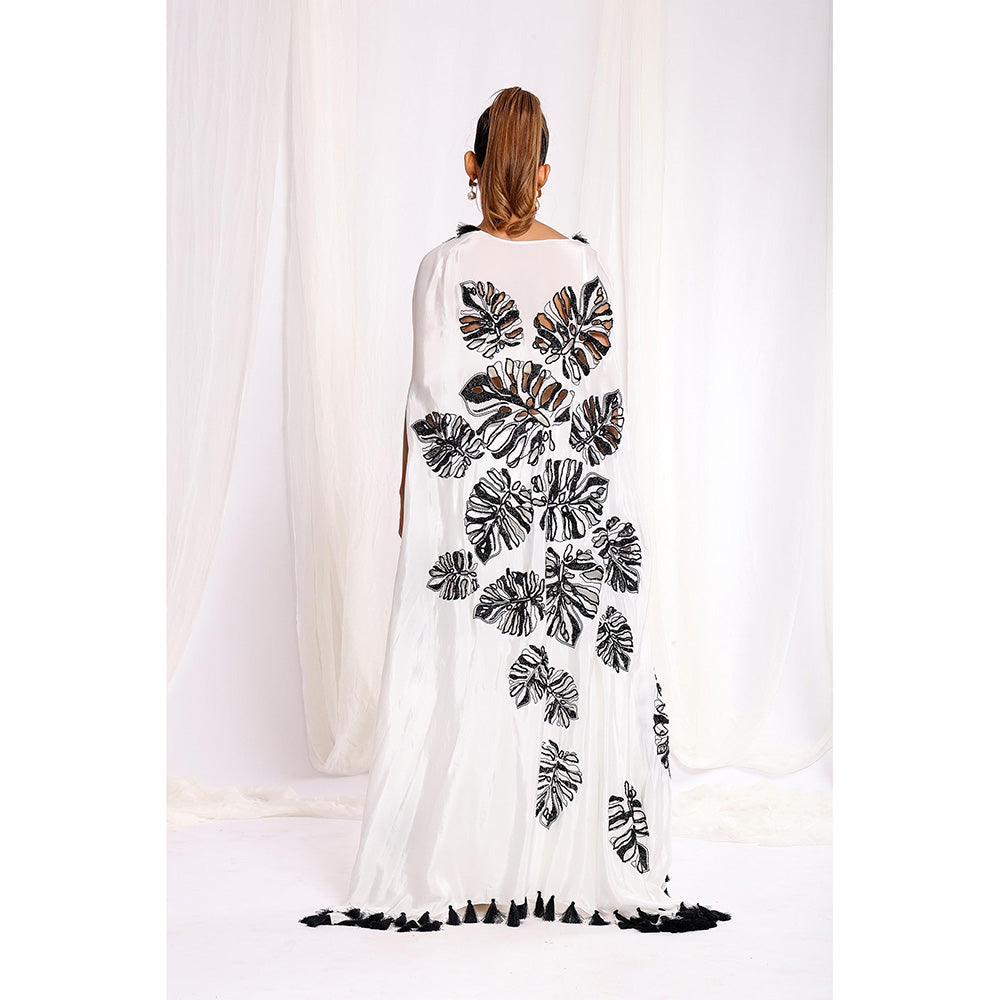 Ellemora White Perfection Crop Top with Pant and Cape (Set of 3)