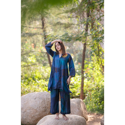 ETAR Forest Kurta with Pant (Set of 2)