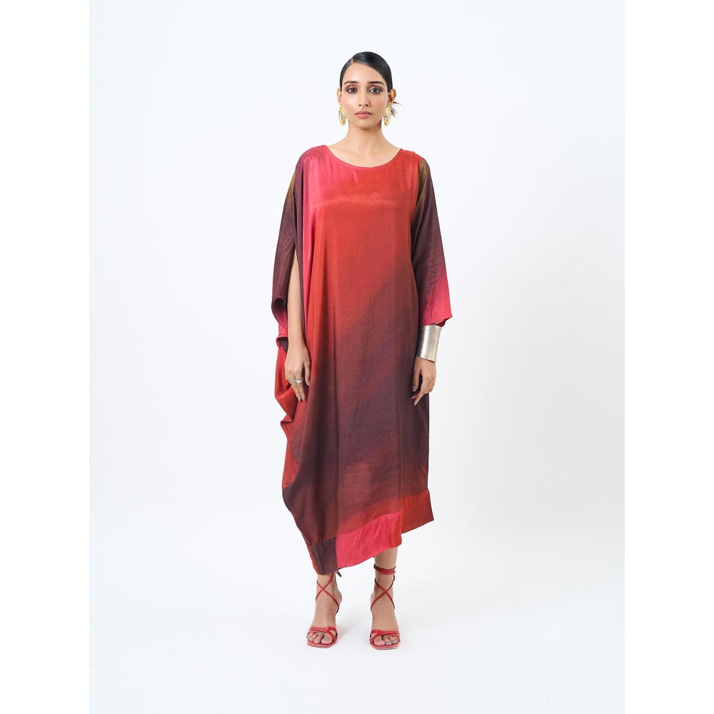 ETAR Red Rime Dress