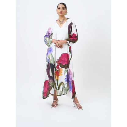ETAR White Herby Lux Dress