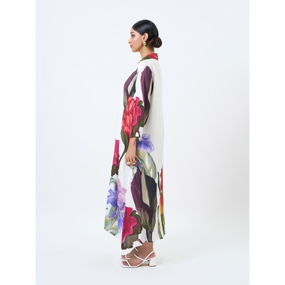 ETAR White Herby Lux Dress
