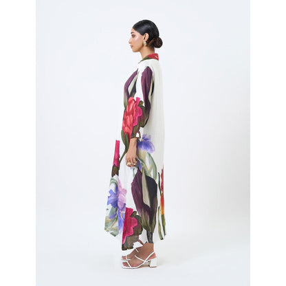 ETAR White Herby Lux Dress