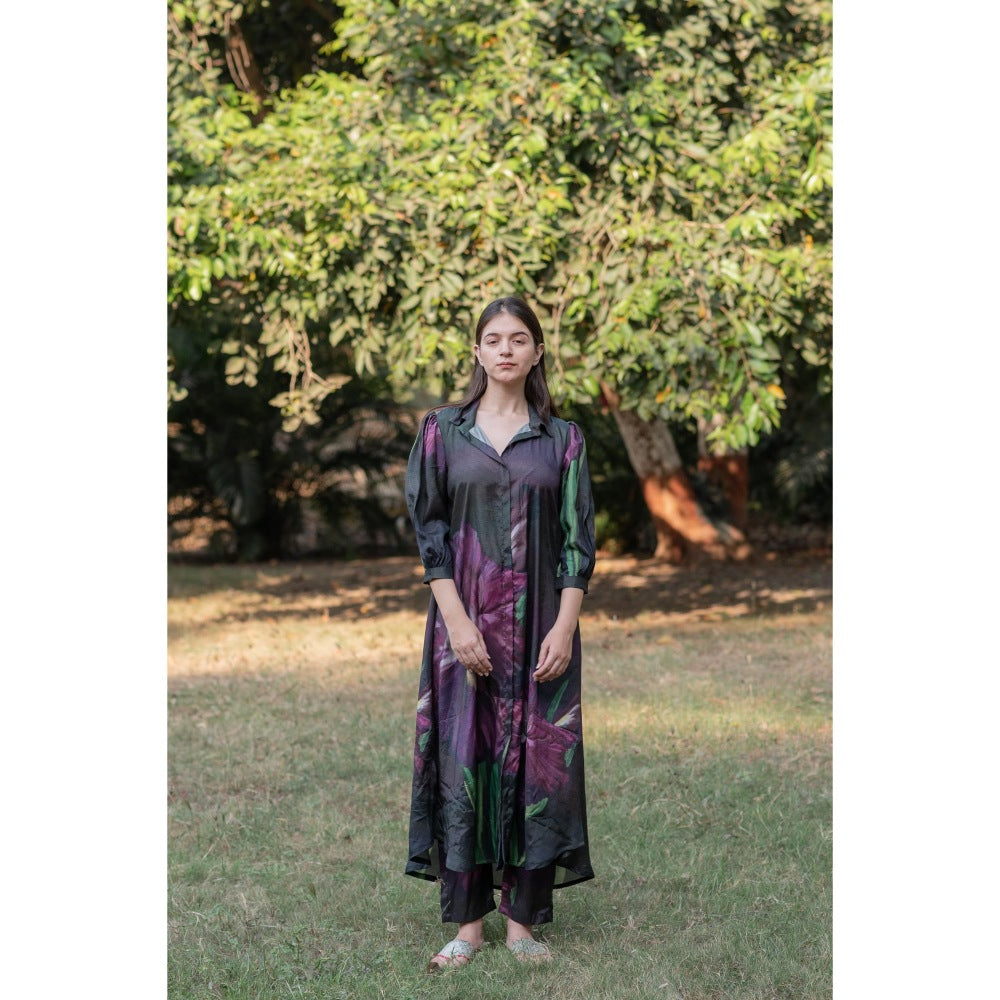ETAR Variant Bliss Floral Print Kurta and Pant (Set of 2)