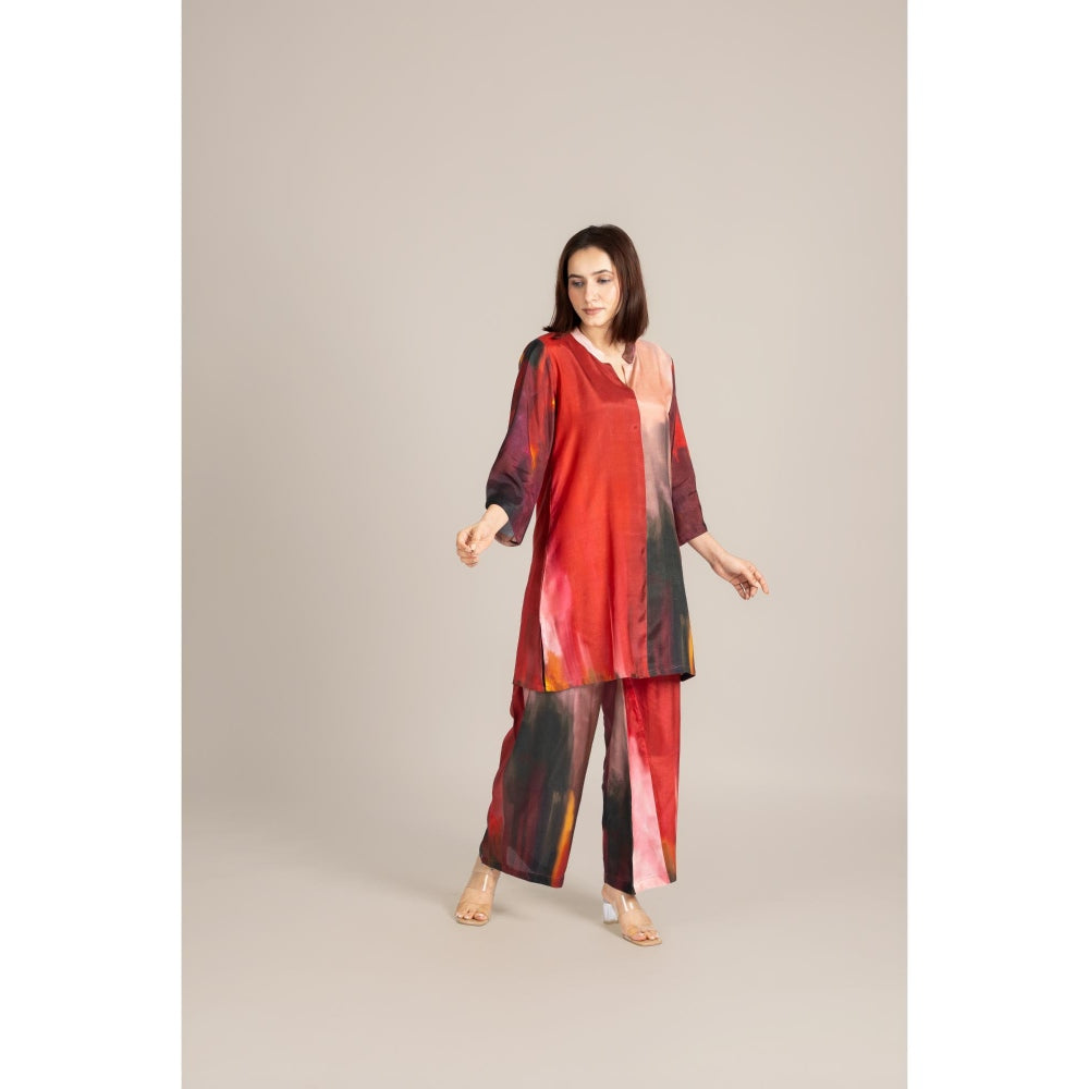 ETAR Red Twilight Co-Ord Set