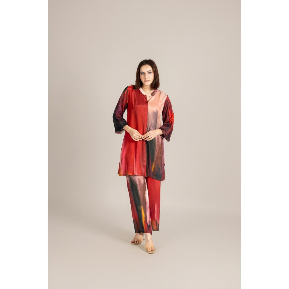 ETAR Red Twilight Co-Ord Set