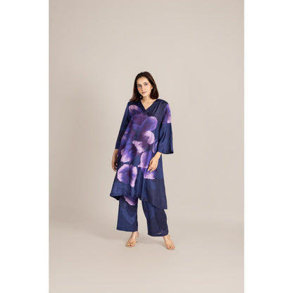 ETAR Navy Blue Dusk Co-Ord Set