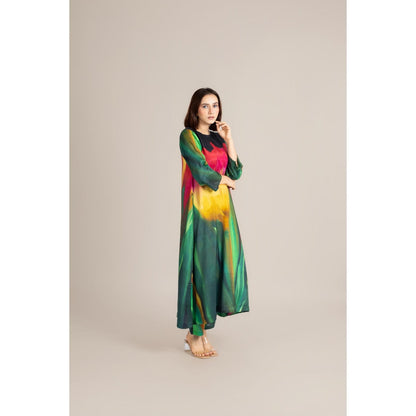ETAR Green Painter Tulip Co-Ord Set