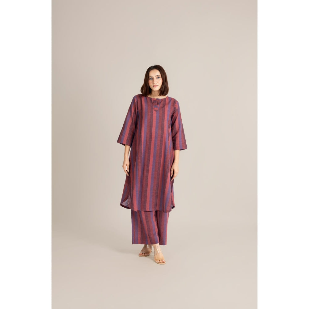 ETAR Multi-Colour Striped Line Co-Ord Set