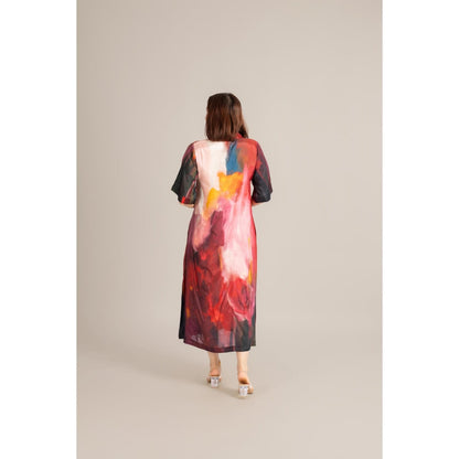 ETAR Red Twilight Dress