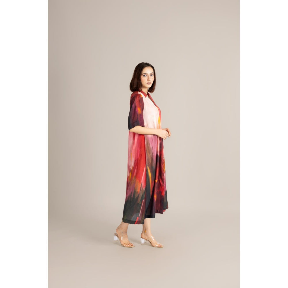 ETAR Red Twilight Dress