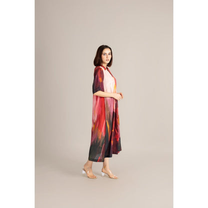 ETAR Red Twilight Dress