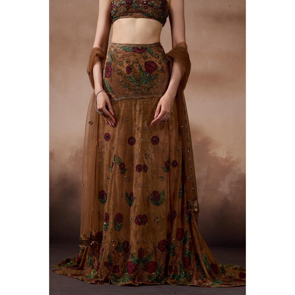 FALSA Lily Blouse with Lehenga & Dupatta