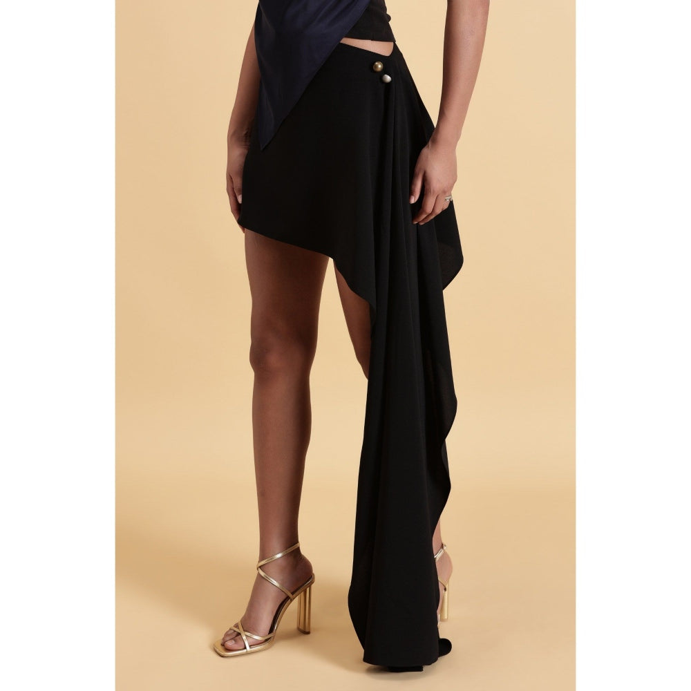 Fawn 24 Black Nocturnal Flair Mini Skirt