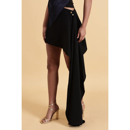 Fawn 24 Black Nocturnal Flair Mini Skirt