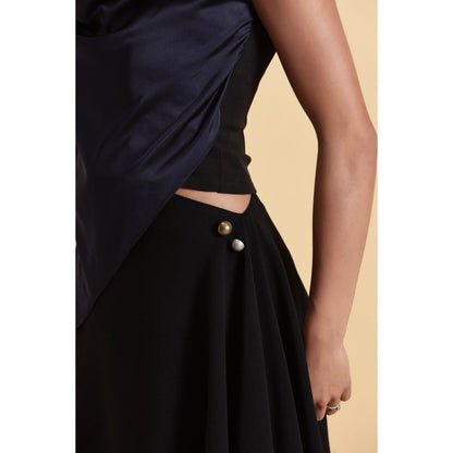 Fawn 24 Black Nocturnal Flair Mini Skirt