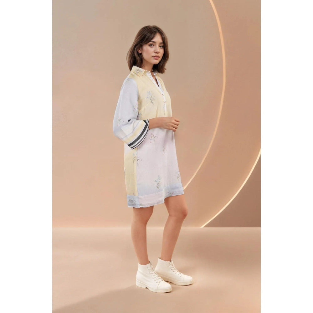 Fawn 24 Multi-Colour Golden Skyline Ombre Dress