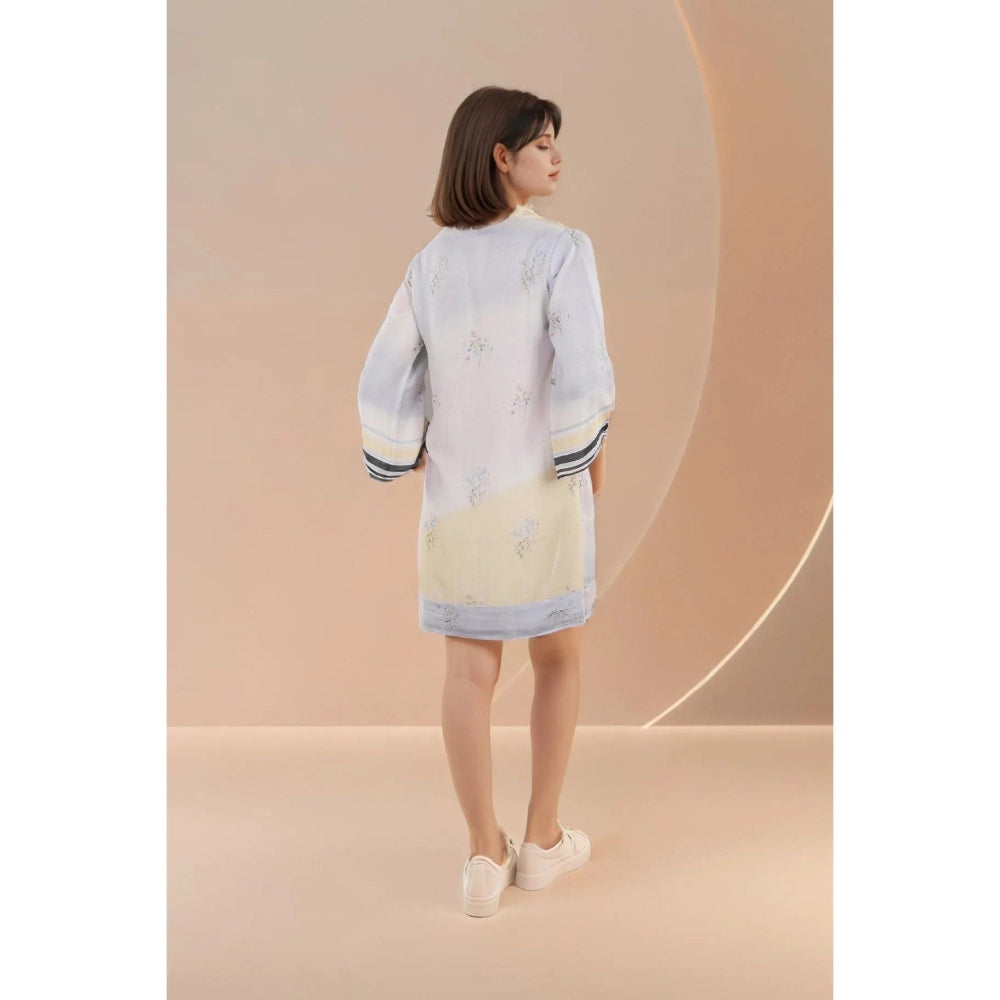 Fawn 24 Multi-Colour Golden Skyline Ombre Dress