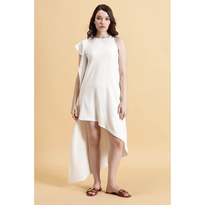 Fawn 24 White Latte Luxe Dress