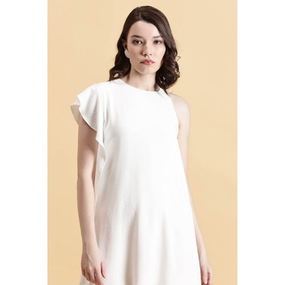 Fawn 24 White Latte Luxe Dress