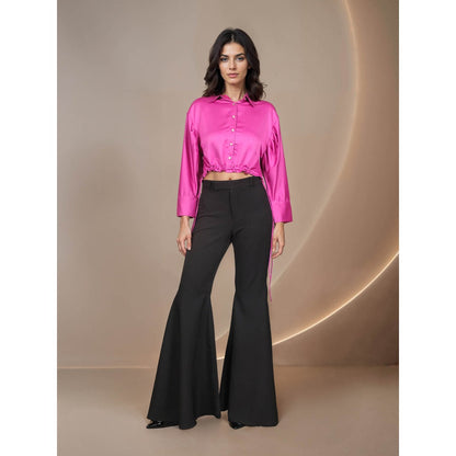 Fawn 24 Pink Cropped Shirt