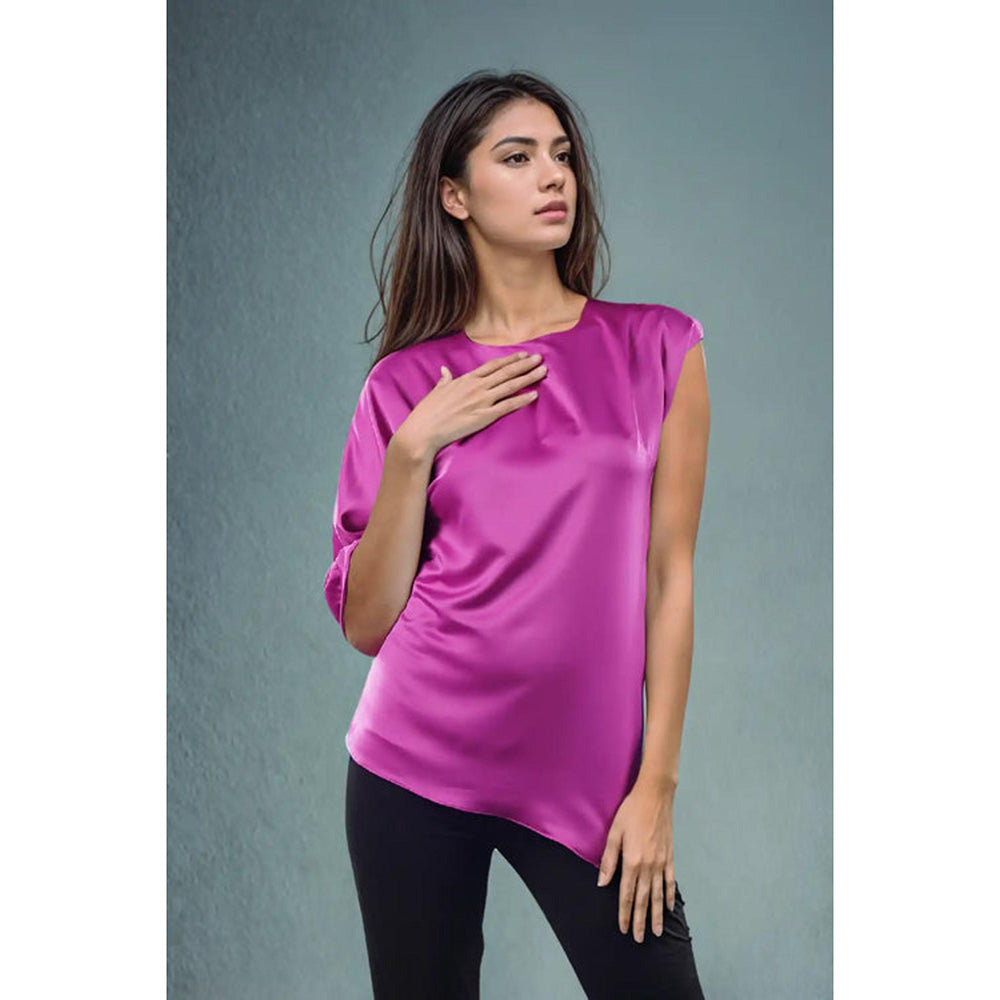 Fawn 24 Fuchsia Kimono Top