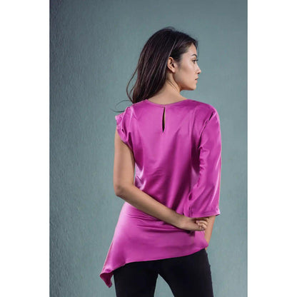Fawn 24 Fuchsia Kimono Top