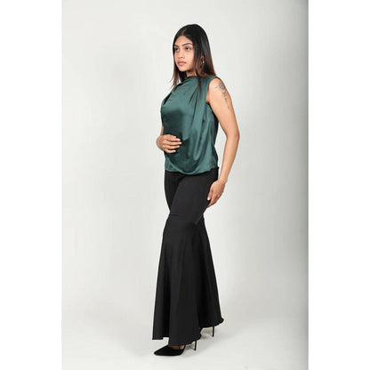 Fawn 24 Green Cowl Top