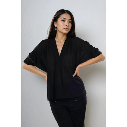 Fawn 24 Sable Eyelet Top