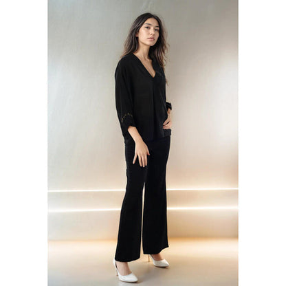 Fawn 24 Sable Eyelet Top
