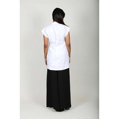 Fawn 24 White Linen Blazer