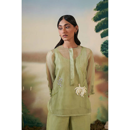 FEBo6 Wildflower Green Co-Ord (Set of 3)