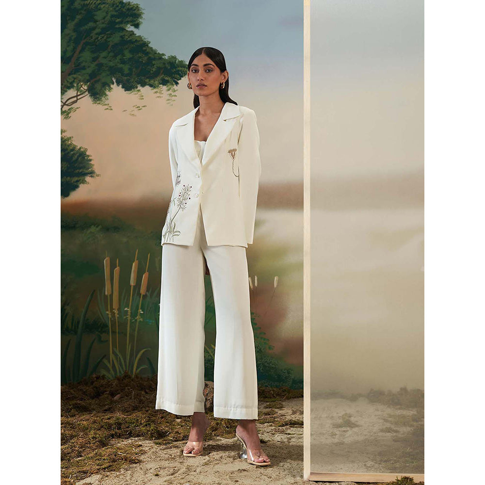 FEBo6 Moonflower Ivory Blazer