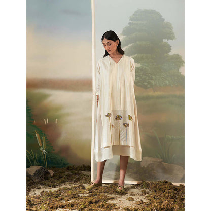 FEBo6 Primrose Cream Midi Dress