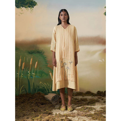 FEBo6 Primrose Yellow Midi Dress