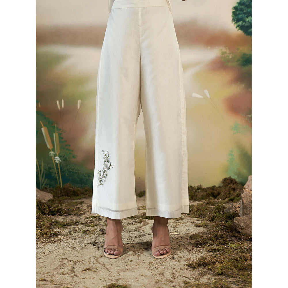 FEBo6 Wildflower Off White Pant