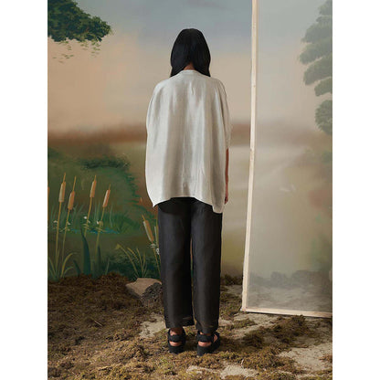 FEBo6 Garland Grey Kaftan Top