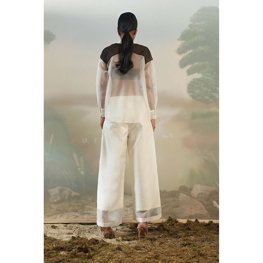 FEBo6 Moon Flower White Top with Slip (Set of 2)