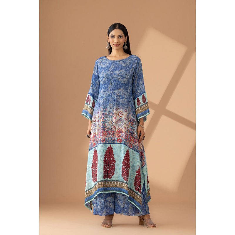 Finethreads by Hina & Nikhat Chic All-Day Elegance Kurta and Palazzo (Set of 2)