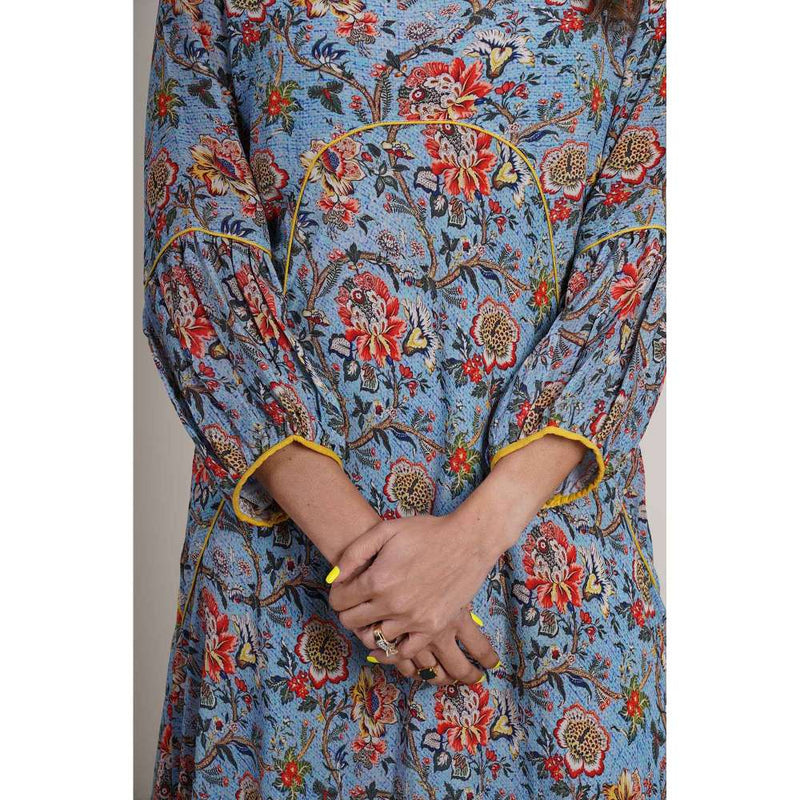 Finethreads by Hina & Nikhat Blue Dandelion Dress