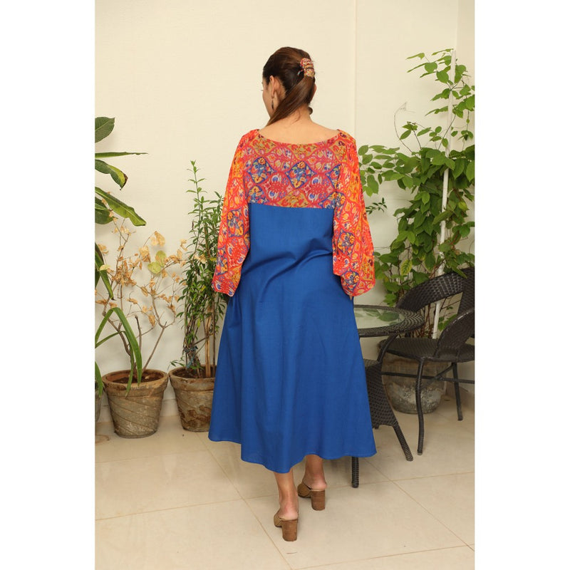 Finethreads by Hina & Nikhat Blue Jade Dress