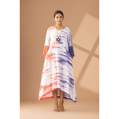 Finethreads by Hina & Nikhat Purple Coastal Breeze Dress