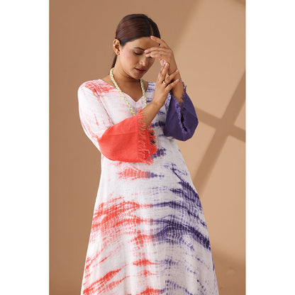 Finethreads by Hina & Nikhat Purple Coastal Breeze Dress