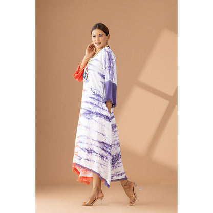 Finethreads by Hina & Nikhat Purple Coastal Breeze Dress