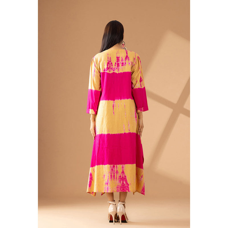 Finethreads by Hina & Nikhat Pink Echoes Of Tradition Dress