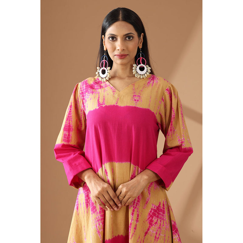 Finethreads by Hina & Nikhat Pink Echoes Of Tradition Dress