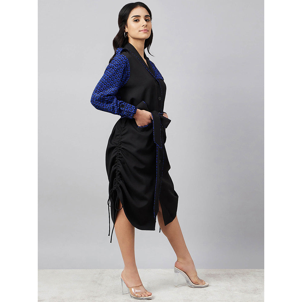 First Resort by Ramola Bachchan Print Shirt Dress with Belt (Set of 2)